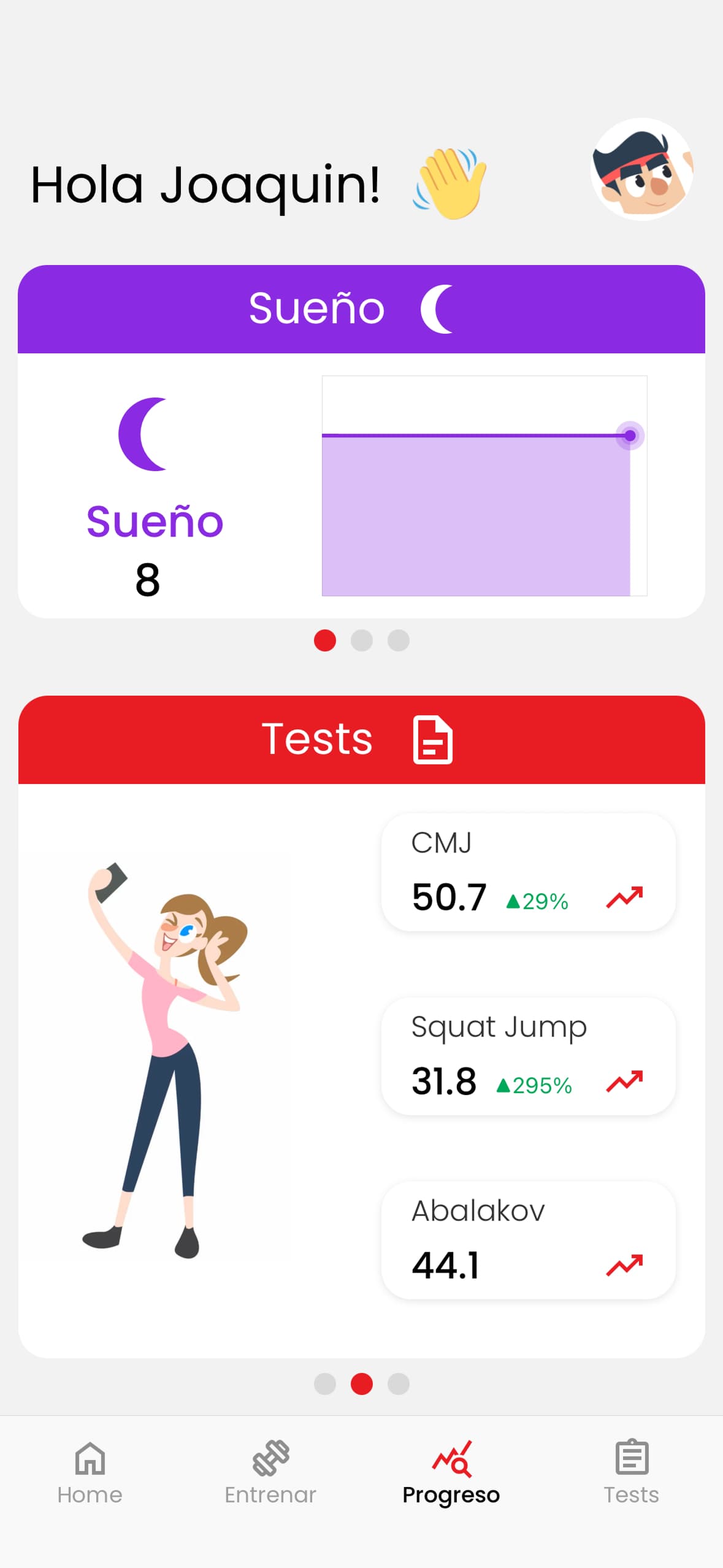 Cómo retener más atletas usando datos de progreso y seguimiento de bienestar